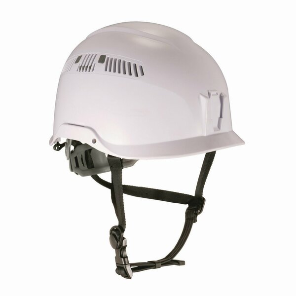 Ergodyne Skullerz 8977 Class C Safety Helmet with Adjustable Venting, 6-Point Rachet Suspension, White 60264